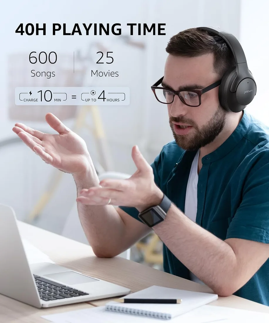 picun 40H ANC Headphones gallery image 3
