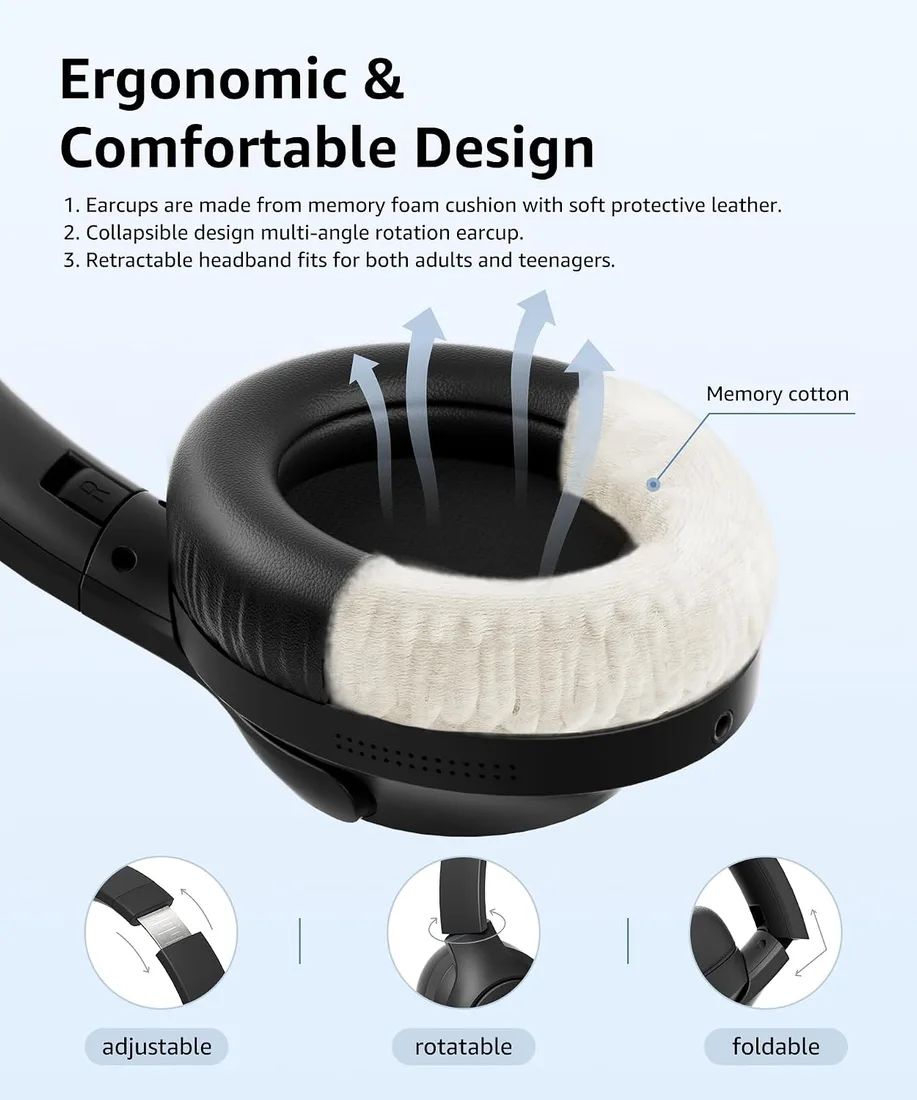 picun 40H ANC Headphones gallery image 7